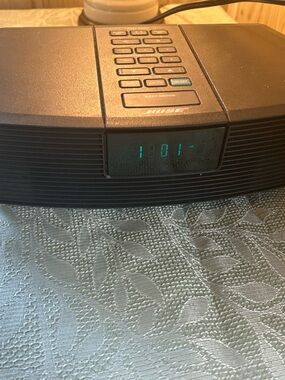 Bose Wave Radio AM/FM Alarm Clock Model AWR1-1W No Remote - Tested